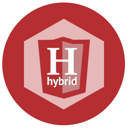 Hybrid Mobile App Logo
